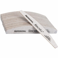 7 sztuk/partia profesjonalne drewniane pilniki do paznokci 100/180 Grit szary łódź gruby papier ścierny szlifowanie bufora pliki Beauty Tools DIY Salon 5